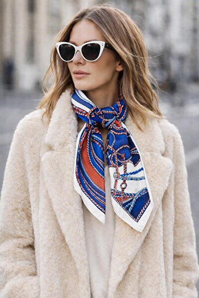 New Obsessions Bohemia Series 70X70 Satin Bandana Shawl Scarf