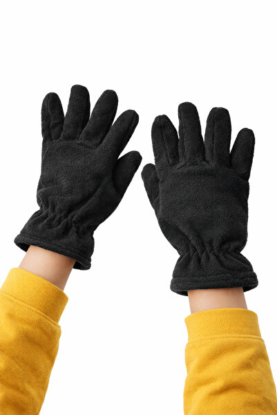 AXE SPORTSWEAR Çocuk Kışlık Yumuşak Dokulu Termal Polar Eldiven Glove 5-8 Yaş