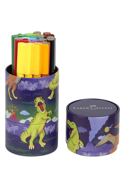 Faber Castell FC Dino Keçeli Kalem, Tin, 20'li