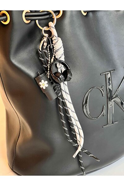 ROSSEV Charm Black Thermos Figured Keychain - Bag Charm (Black Headphone Model)