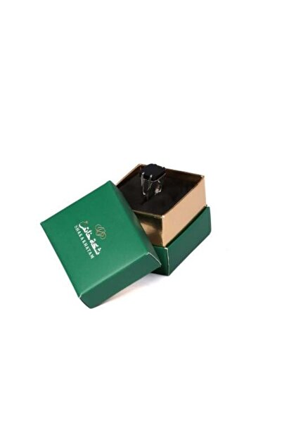 Shaka Khatam خاتم مربع أسود فضي