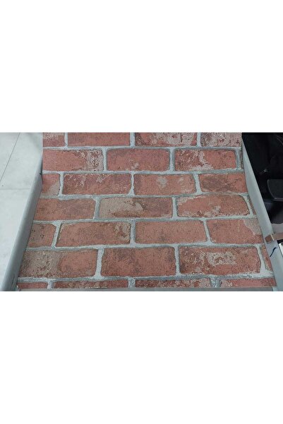 Fusion TAŞ TUĞLA KIRMIZI DESEN DUVAR KAĞIDI