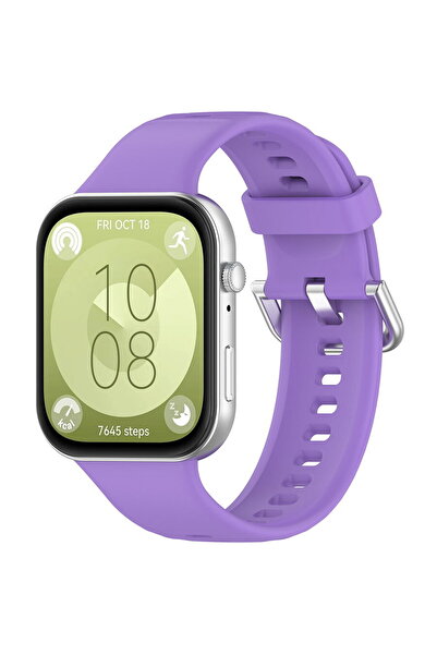 Techsuit Curea pentru Huawei Watch Fit 3 - Watchband 24mm (W061) - Purple