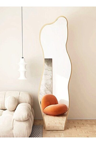 Raffine Irregular Clouds Shaped Asymmetrical Shape Mirror Decorative Full Len...