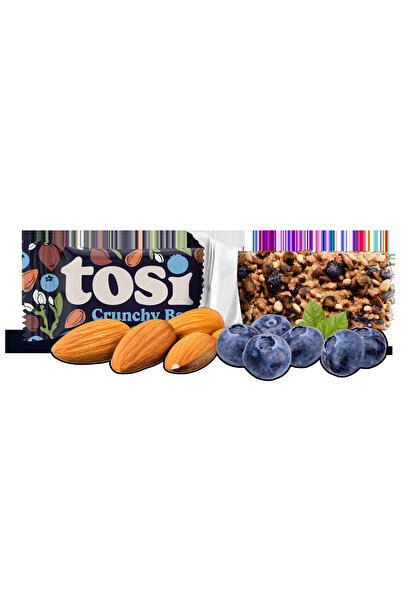 TOSI لوح مقرمش باللوز والتوت الأزرق 68 غرام