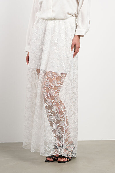 HANIQA Δαντελένια φούστα