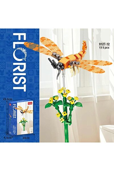 hak-iş oyuncak Böcek-Çiçek Blok Set 111 Parça