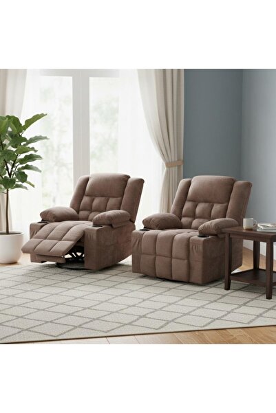 DEC4 Luxuriously designed rotating rocking recliner available in multiple colors