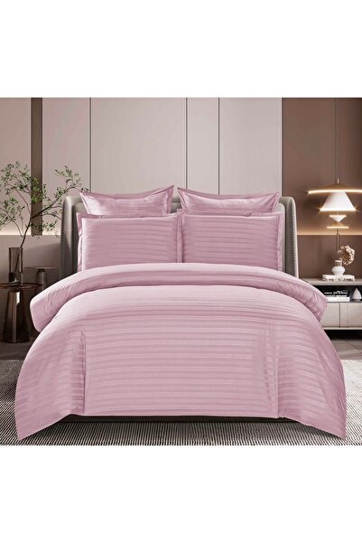 Sky Home Premium Damask Bed Linen - 6 Pieces, Fitted Sheet, 180x200x25 cm