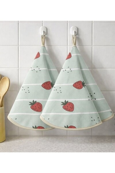 Mulberry Round Kitchen Drying Cloth – with Hanger, Multi-Purpose