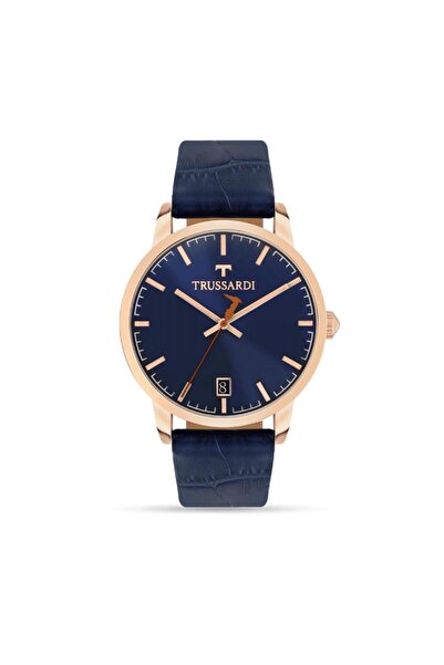 Trussardi Ceas T-Genus R2451113001, carcasa inox Rose Gold, 40mm, cadran alba...