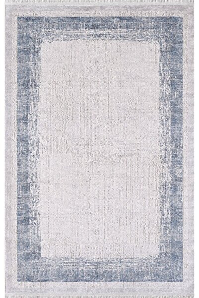Artemis Halı Artemis Gotik 2259A Mavi Gri Doğal İplik Modern Salon Halısı