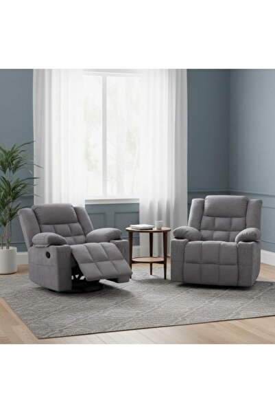 DEC4 Luxuriously designed rotating rocking recliner available in multiple colors