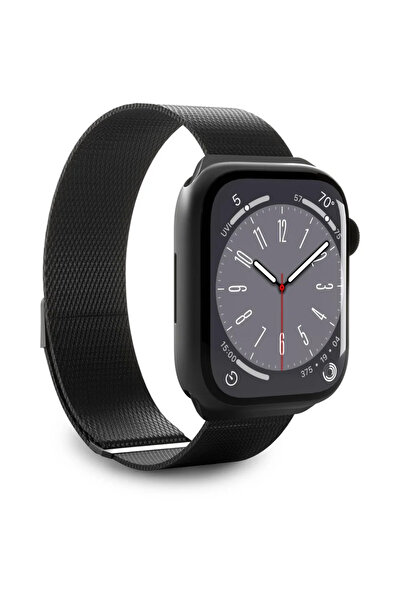 Puro 'MILANESE' watch band for Apple Watch 42-44-45-49m, black