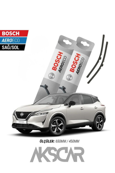 Bosch AKSCAR Aeroeco Nissan Qashqai Silecek (2022-2025)