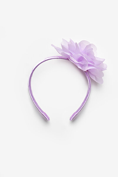 Le Mabelle Coroana pentru fetiță cu detaliu de trandafir liliac