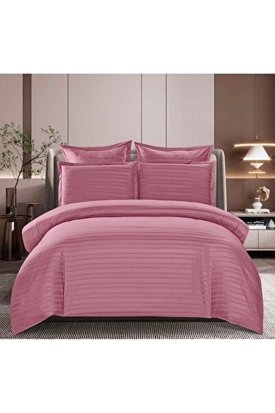 Sky Home Premium Damask Bed Linen - 6 Pieces, Fitted Sheet, 180x200x25 cm