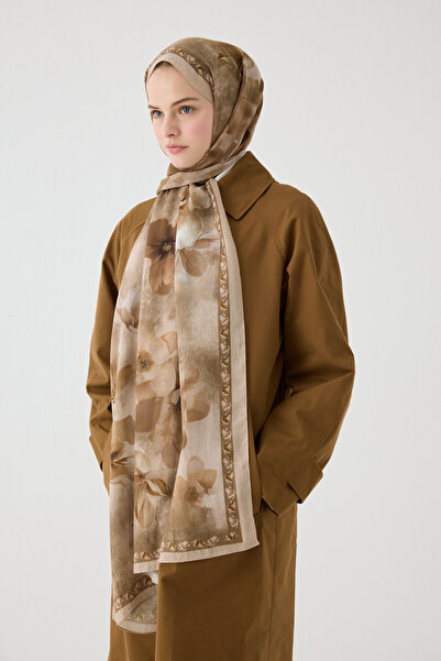 cs camellia scarf Opera Kash Shawl - Sand