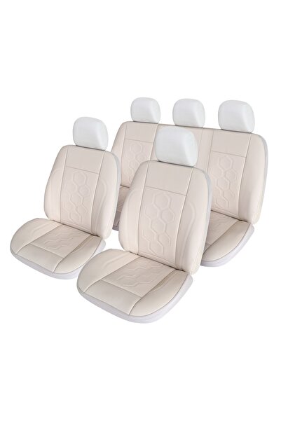 SMARTIC Huse scaune auto Smartic, Insertii piele perforata S07, 11 piese, com...