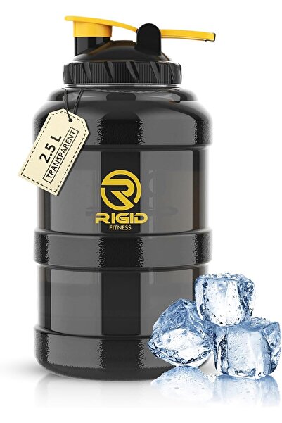 RIGID FITNESS Gym Bottle BPA-Free 2.5L - Hydration Jug - Leak-Proof Sport Wat...