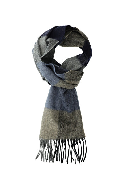 Abdullah Kiğılı Italian Wool Cashmere Plaid Scarf