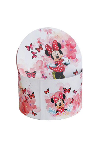 Inovius Baptism Suitcase Transport Box, Red Minnie Mouse Model with Butterfli...