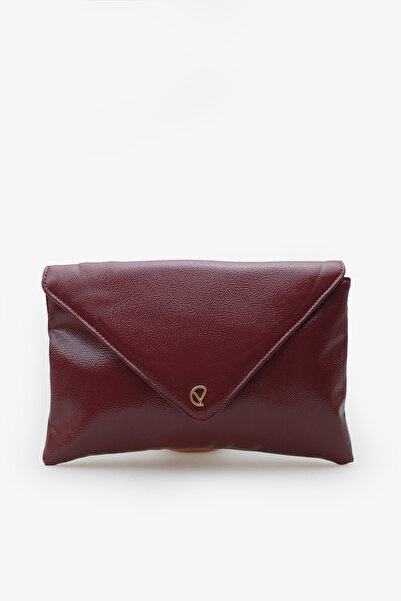 İNNABUTİKK Geantă zilnică Amanda pentru femei - Piele lacuită bordeaux