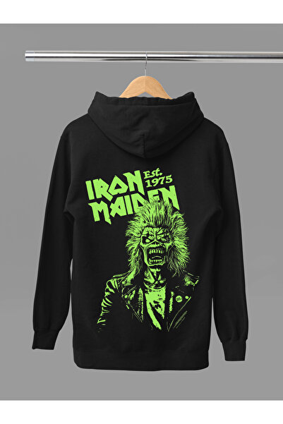 MAGORS سترة روك من القطن مطبوعة من IRON MAIDEN للموسم الجديد بأكمام طويلة مبط...