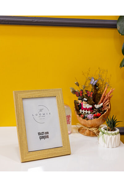 çınararthome 15X21 cm Wooden Photo Frame |   Original Glass |   Desktop Use