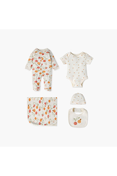 Juniors Fruit Print 5-Piece Clothing Set