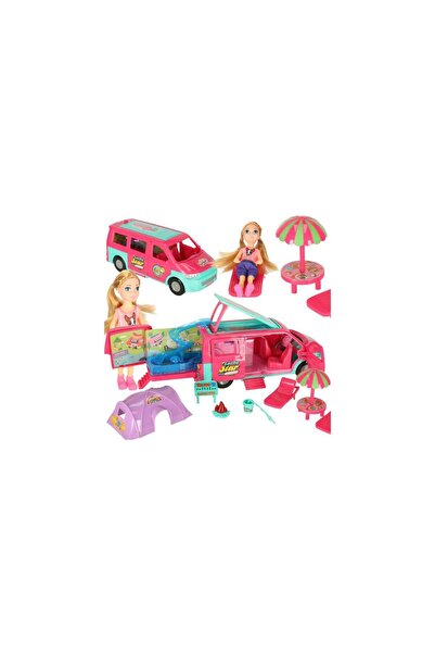 Three top online Set de joacă rulotă pentru păpuși cu accesorii