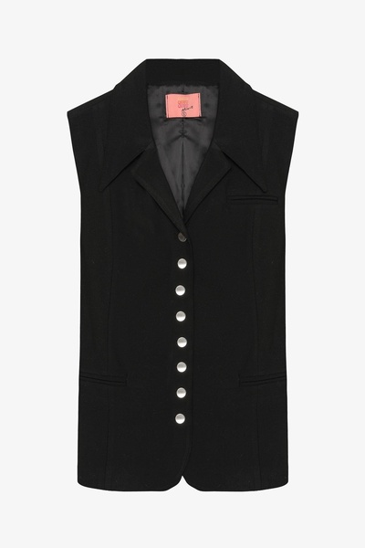 Quzu Women's Vest Ylk01099 Black