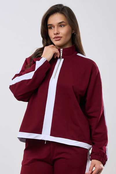 HANIQA Hanorac cu jumătate de fermoar