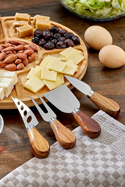 Cooker 4'Lü Çelik Peynir Servis Seti YK1717