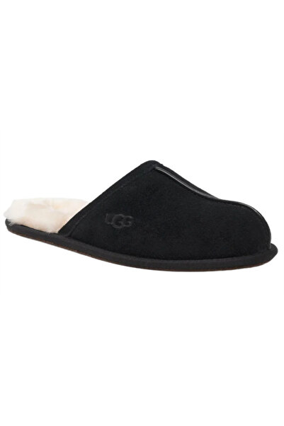 UGG Papuci de casă pentru bărbați, model Scuff Slip-On, negri - Mărimea 42 EU...