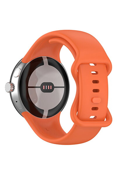 Techsuit Strap for Google Pixel Watch 3 45mm - Watchband (W031) - Orange