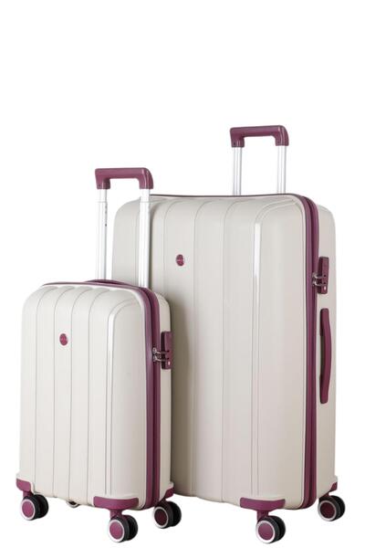 MÇS Polipropilen 2'li Valiz Seti Büyük & Kabin V305