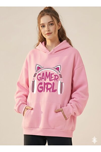 PENTHİLUS سترة رياضية للفتيات قصة فضفاضة - هودي عالي الجودة قصة فضفاضة - 3 خي...