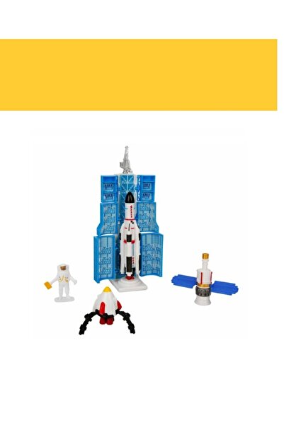OYUNCAKSAHİLİ Metal Plst Uzay Mekiği 5 Parca Ay Aracı Mekik Uydu Astronot Oyu...