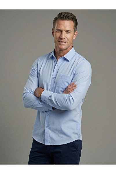 dcn giyim 1985 Cvc Classic Fit Cotton Shirt-1071