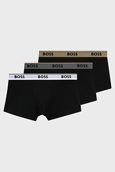 BOSS Cotton Logo 3 Pack Boxer Men's Boxer 50554693 004