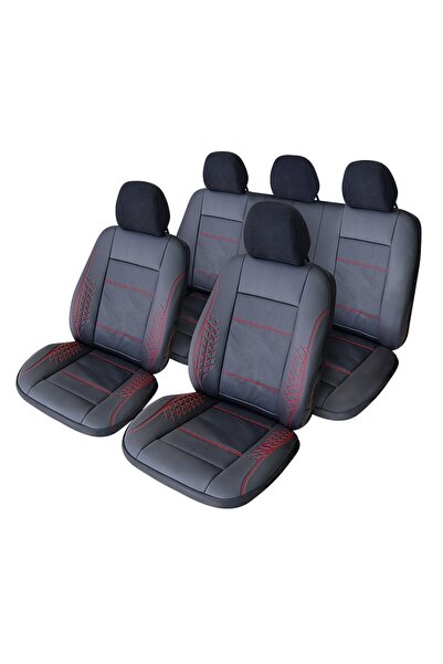 SMARTIC Huse scaune auto Smartic®, Atlas, piele naturala, 11 piese, compatibi...