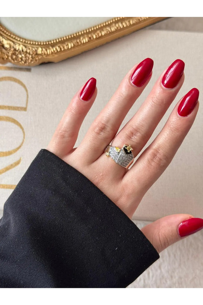 LEROSY CO. Celeste Star Black Gold Ring