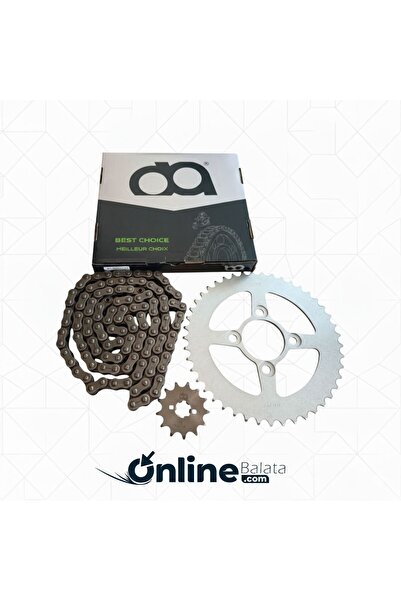 ob onlinebalata.com TVS RTR 200 DQ Zincir Dişli Set 520HO 116L 45T 13T OBZ101
