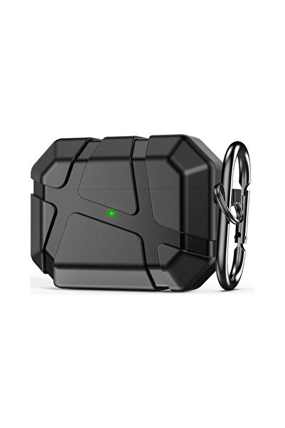 O Ozone جراب وغطاء لسماعات AirPods Pro 3 | جراب صلب بتصميم مدرع مع قفل أمان و...