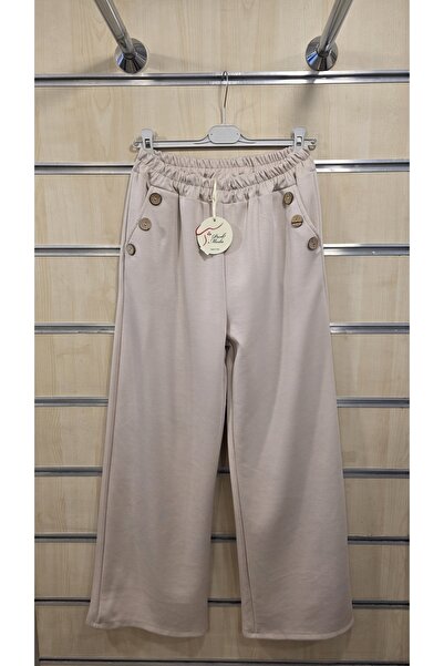 Park Moda Modal Pants with Button Detail
