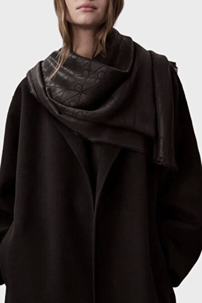 Calvin Klein Double-Sided Shawl with Logo 180 X 70 cm Lv04F8062Gub1 Shawl Lv0...