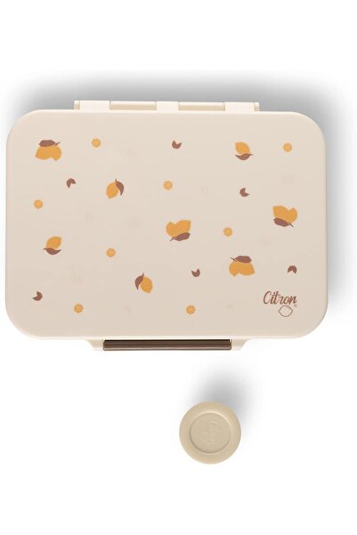 Citron - Tritan Lunch Box With 4 Compartments for Kids - Includes 1 Sauce Con...