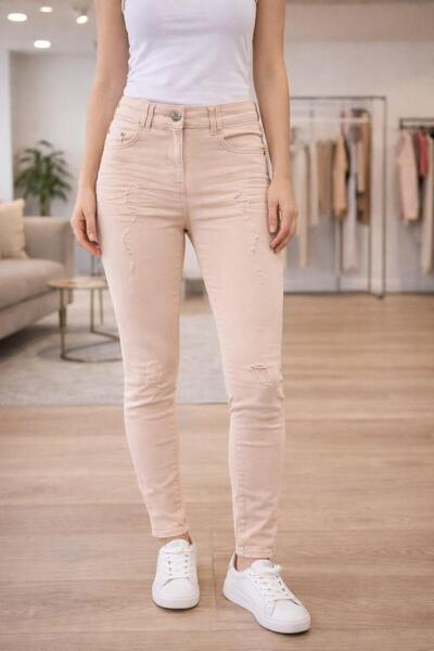 Org Marka Store Ceclin 321 5 pocket ripped tight leg pants