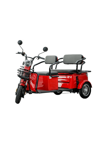 Move Eco Triciclu electric persoane 2 locuri P1-00 EEC Roșu